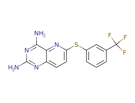 Pyrido[3,2-d]pyrimidine-2,4-diamine, 6-[[3-(trifluoromethyl)phenyl]thio]-