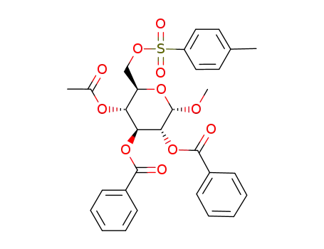 methyl 4-O-acetyl-2,3-di-O-benzoyl-6-O-p-tolylsulfonyl-α-D-glucopyranoside