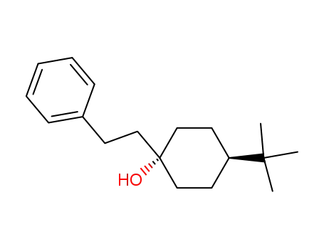 Cyclohexanol, 4-(1,1-dimethylethyl)-1-(2-phenylethyl)-, trans-