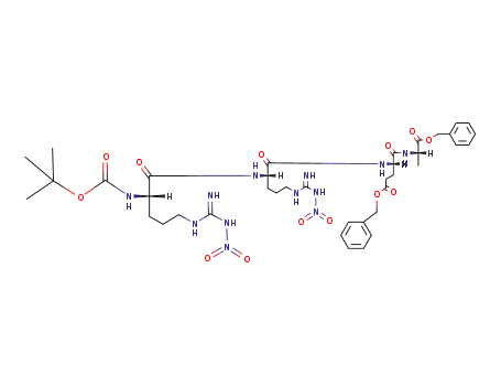 tert-Butoxycarbonyl-nitro-L-arginyl-nitro-L-arginyl-L-glutamyl(ω-benzylester)-L-alanin-benzylester