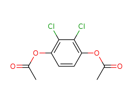 Molecular Structure of 57982-12-4 (2,3-dichlorohydroquinone diacetate)