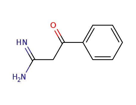 Molecular Structure of 74959-42-5 (Benzenepropanimidamide, b-oxo-)