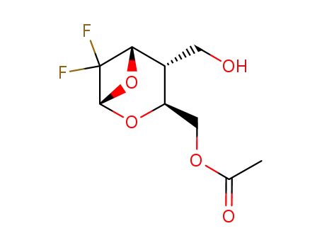 (1S,3S,4R,5S)-4-(hydroxymethyl)-5-(acetoxymethyl)-7,7-difluoro-2,6-dioxabicyclo<3.1.1>heptane