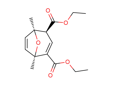 8-Oxabicyclo[3.2.1]octa-2,6-diene-2,4-dicarboxylic acid, 1,5-dimethyl-,
diethyl ester, endo-
