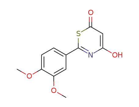 2-(3,4-dimethoxyphenyl)-6-hydroxy-4H-1,3-thiazin-4-one