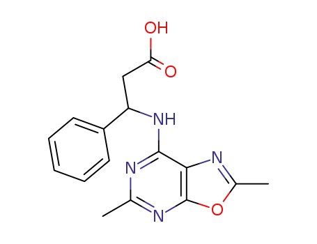 beta-((2,5-Dimethyloxazolo(5,4-d)pyrimidin-7-yl)amino)benzenepropanoic acid