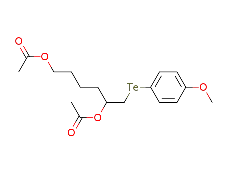 1,5-Hexanediol, 6-[(4-methoxyphenyl)telluro]-, diacetate