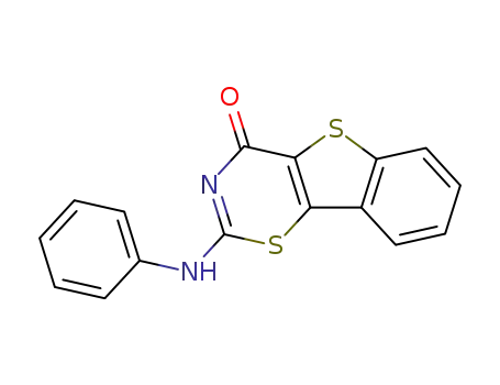 2-Phenylamino-4H-<1>-benzothieno<2,3-e>-1,3-thiazin-4-on