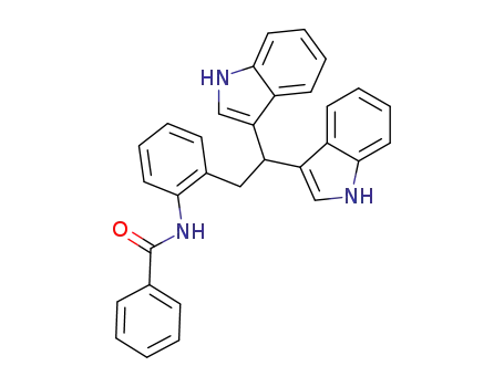 Benzamide,N-[2-(2,2-di-1H-indol-3-ylethyl)- phenyl]- 