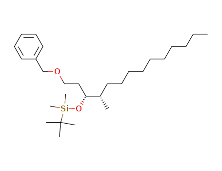 (3RS,4SR)-1-(benzyloxy)-3-(tert-butyldimethylsiloxy)-4-methyltetradecane