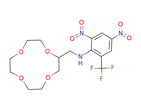 (2,4-Dinitro-6-trifluoromethyl-phenyl)-(1,4,7,10-tetraoxa-cyclododec-2-ylmethyl)-amine