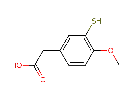 3-Mercapto-4-methoxybenzeneacetic acid