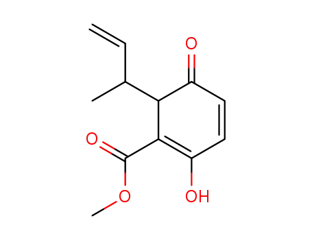 2-Hydroxy-6-(1-methyl-allyl)-5-oxo-cyclohexa-1,3-dienecarboxylic acid methyl ester