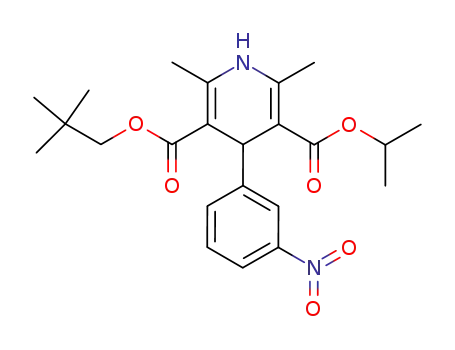 isopropyl neopentyl 2,6-dimethyl-4-(3-nitrophenyl)-1,4-dihydropyridine-3,5-dicarboxylate
