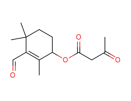 3-Oxo-butyric acid 3-formyl-2,4,4-trimethyl-cyclohex-2-enyl ester