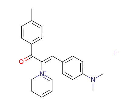 1-[(Z)-2-(4-Dimethylamino-phenyl)-1-(4-methyl-benzoyl)-vinyl]-pyridinium; iodide