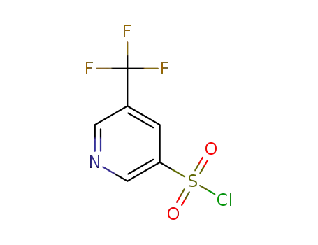 Molecular Structure of 1060802-03-0 (5-TRIFLUOROMETHYL-PYRIDINE-3-SULFONYL CHLORIDE)