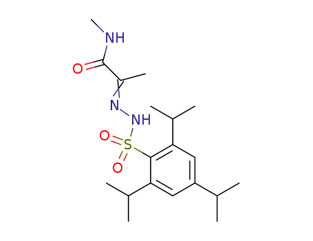 N-methyl-2-oxopropanamide 2,4,6-tri-iso-propylbenzenesulphonylhydrazone