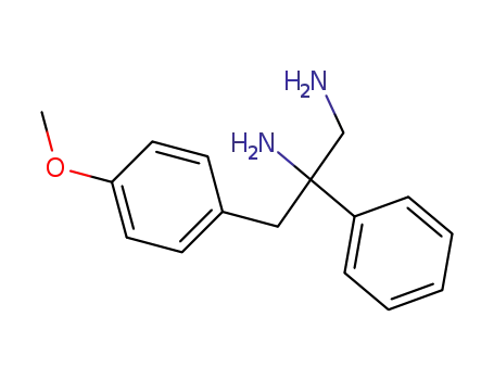 Molecular Structure of 143504-83-0 (1,2-Propanediamine, 3-(4-methoxyphenyl)-2-phenyl-)