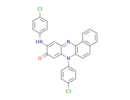 Benzo[a]phenazin-9(7H)-one,
7-(4-chlorophenyl)-10-[(4-chlorophenyl)amino]-