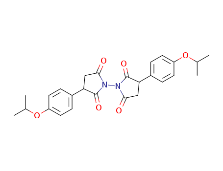 Molecular Structure of 115906-19-9 ([1,1'-Bipyrrolidine]-2,2',5,5'-tetrone,3,3'-bis[4-(1-methylethoxy)phenyl]-)