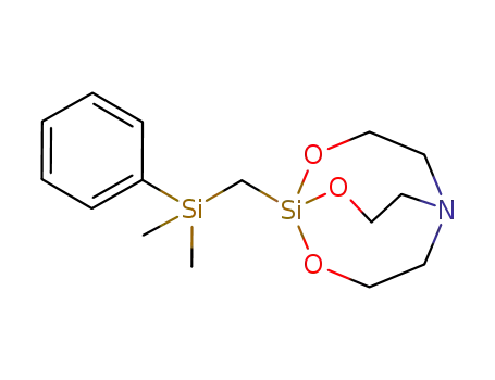 2,8,9-Trioxa-5-aza-1-silabicyclo[3.3.3]undecane,
1-[(dimethylphenylsilyl)methyl]-