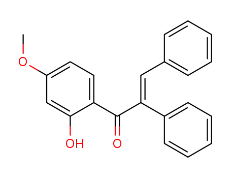1-(2-hydroxy-4-methoxyphenyl)-2,3-diphenyl-2-propen-1-one