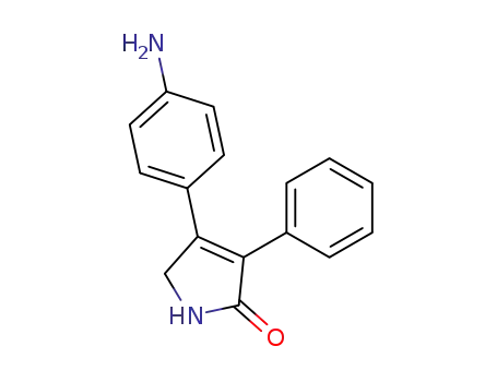 4-(4-Amino-phenyl)-3-phenyl-1,5-dihydro-pyrrol-2-one