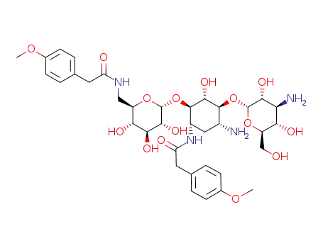 Molecular Structure of 93801-63-9 (3,6'-di-N-p-methoxybenzyloxycarbonyl kanamycin A)