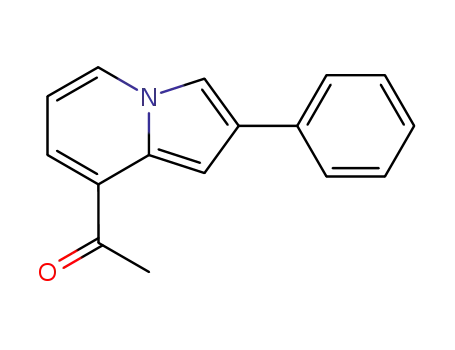 Ethanone, 1-(2-phenyl-8-indolizinyl)-