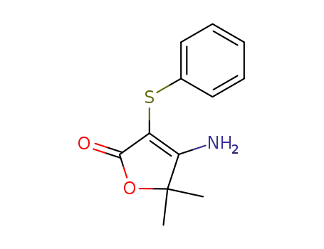 4-amino-5,5-dimethyl-3-phenylthio-2(5H)-furanone