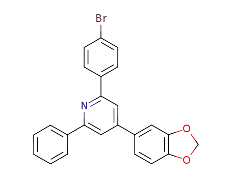 4-benzo[1,3]dioxol-5-yl-2-(4-bromo-phenyl)-6-phenyl-pyridine