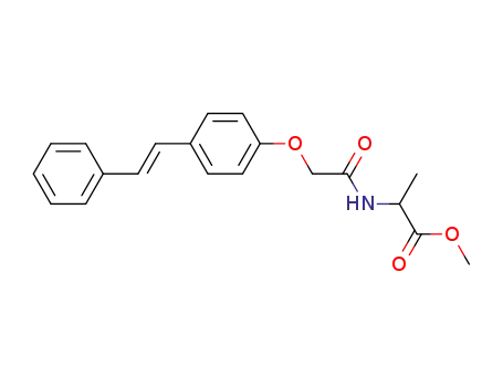 DL-Alanine, N-[[4-(2-phenylethenyl)phenoxy]acetyl]-, methyl ester, (E)-