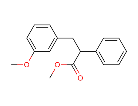 Benzenepropanoic acid, 3-methoxy-a-phenyl-, methyl ester