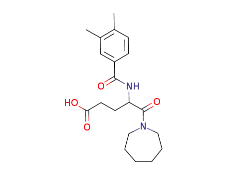 5-Azepan-1-yl-4-(3,4-dimethyl-benzoylamino)-5-oxo-pentanoic acid