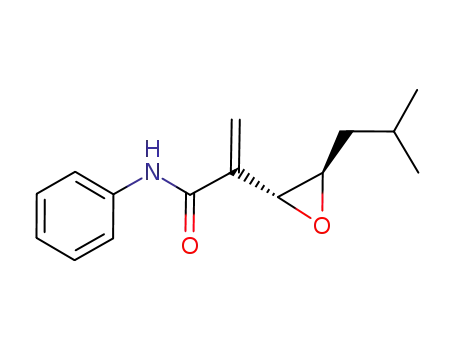 2-((2R,3R)-3-Isobutyl-oxiranyl)-N-phenyl-acrylamide