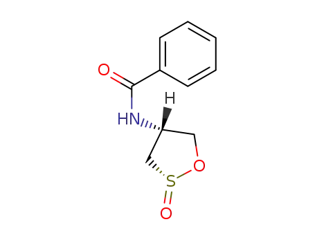 Molecular Structure of 86290-16-6 (4-benzamido-1,2-oxothiolane 2-oxide)