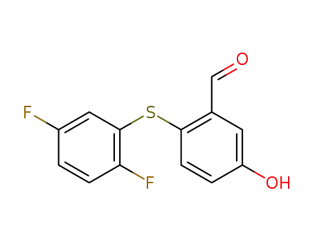 2-(2,5-difluorophenylthio)-5-hydroxybenzaldehyde