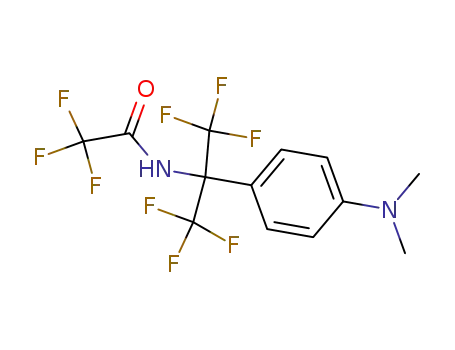 4-(α-trifluoroacetylaminohexafluoroisopropyl)-N,N-dimethylaniline