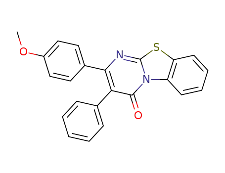 2-(4-Methoxy-phenyl)-3-phenyl-9-thia-1,4a-diaza-fluoren-4-one