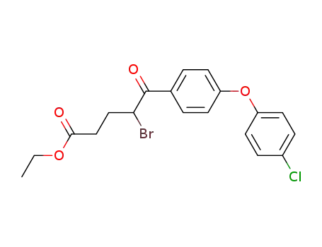 ethyl 4-bromo-4-<4-(4-chlorophenoxy)benzoyl>butyrate