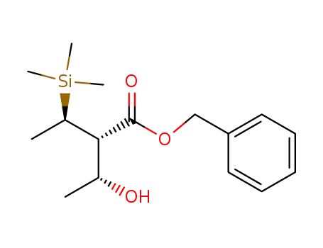 benzyl (2S,3R,1'R)-3-hydroxy-2-(1'-trimethylsilylethyl)butanoate