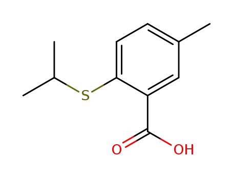 Benzoic acid, 5-methyl-2-[(1-methylethyl)thio]-