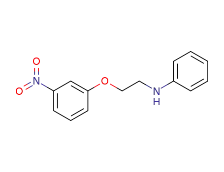 Molecular Structure of 68157-89-1 (Benzenamine, N-[2-(3-nitrophenoxy)ethyl]-)
