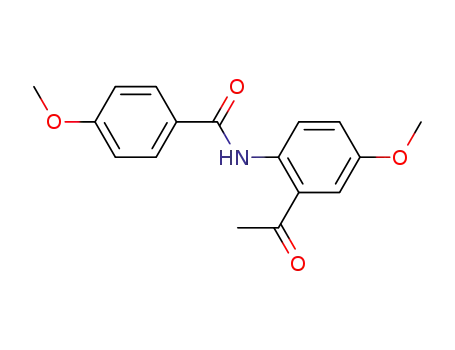 5-methoxy-2-<(4-methoxybenzoyl)amino>acetophenone