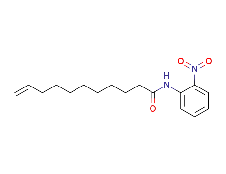 Molecular Structure of 76691-50-4 (o-Nitrophenylundecylenanilide)