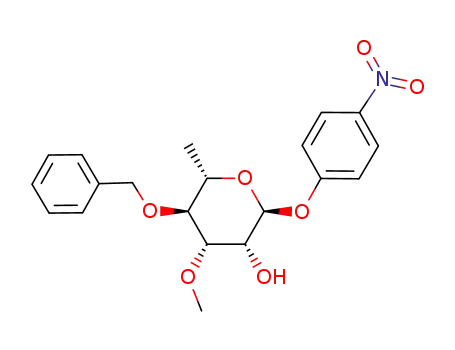 p-nitrophenyl 4-O-benzyl-3-O-methyl-α-L-rhamnopyranoside