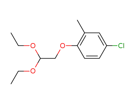 Molecular Structure of 54074-11-2 (Benzene, 4-chloro-1-(2,2-diethoxyethoxy)-2-methyl-)