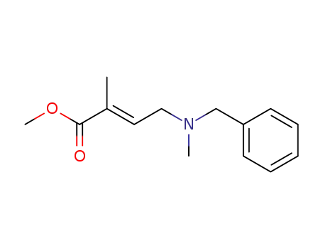 methyl 2-methyl-4-(N-methyl-N-benzylamino)-2-butenoate