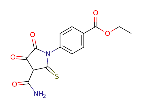 4-(3-Carbamoyl-4,5-dioxo-2-thioxo-pyrrolidin-1-yl)-benzoic acid ethyl ester